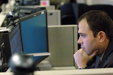 Work Computer Man Office