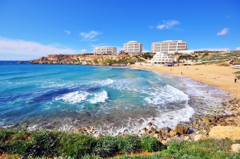 Malta, beach, bay 11 Easiest Countries for Americans to Move to And Work