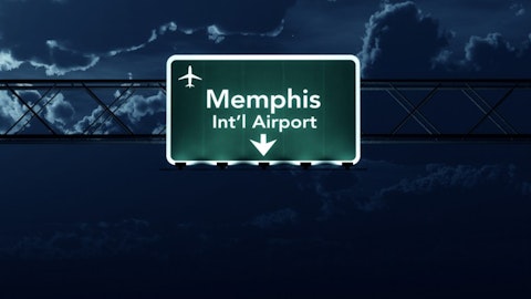 Memphis USA Airport Highway Sign