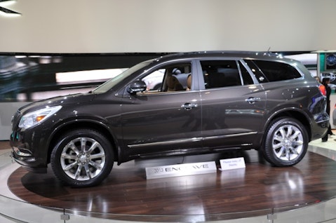 buick, automotive, automaker, 4wd, 2013, 2012, crossover, enclave, vehicle, automobile, new york, press, utility, transportation, sports, silver, encore, suv, display, white,7 Cars With Most American Made Parts