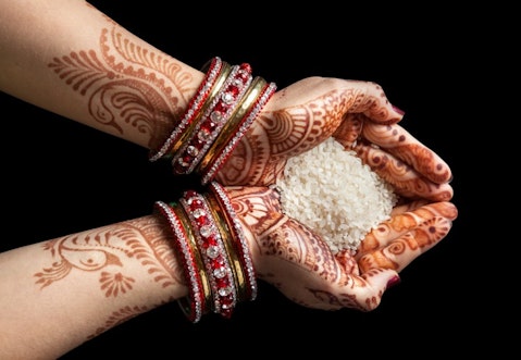 India symbol, indian, rice, grain, background, india, thali, hindu, food, vegetarian, heap, decoration, bride, mehendi, pulau, brown, celebration, 10 Countries That Export The Most Rice in the World