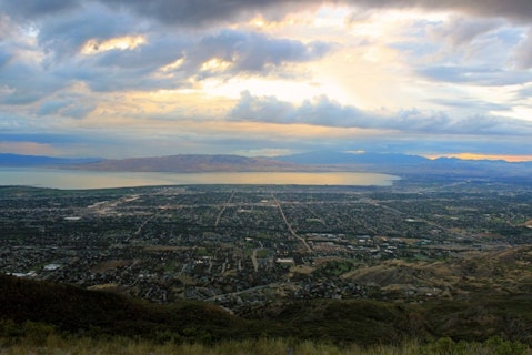 utah, provo, clouds, sky, lehi, lake, lindon, orem, storm, saratoga, mountains, awesome, utah lake, scenery, wasatch front, utah valley, spectacular, vast, moody, reflection, city, buildings 20 Most Religious Cities In The United States
