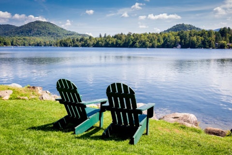 new, lake, york, chairs, tree, chair, shore, two, deck, autumn, travel, serenity, calm, rock, upstate, seats, calmness, scenery, summer, outside, adirondack, The 11 Best Places to Stay in Upstate New York