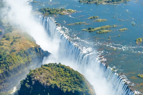 falls, victoria, africa, zambia, world, livingstone, water, river, outdoor, fog, copter, wet, park, tropical, green, travel, wonder, flow, landmark, ecotourism, gorge, ecology, Unesco, 11 Widest Waterfalls in the World