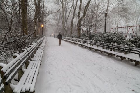 blizzard, cold, juno, park, snow, storm, weather, white, winter 10 Romantic Winter Date Ideas in New York City
