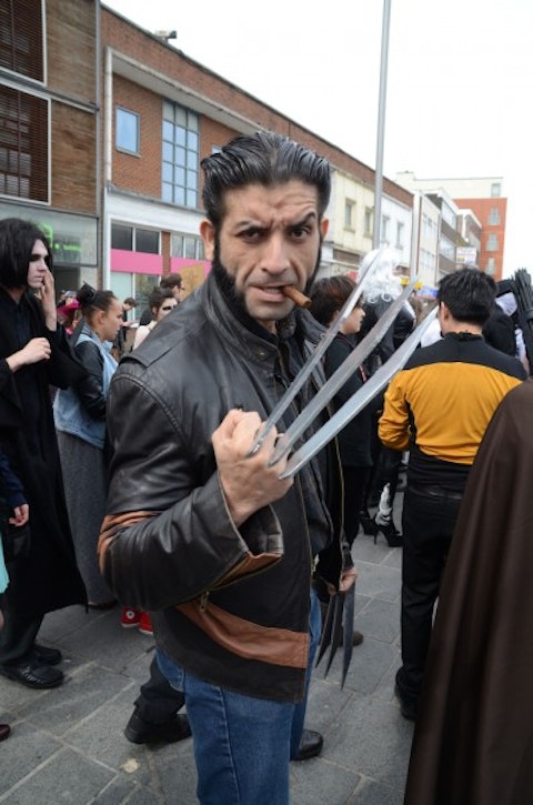 clothing, wolverine, fiction, eventful, cosplay, clothes, hero, london, male, character, event, weapon, fi, editorial, stratford, entertaining, roleplay, masquerade,