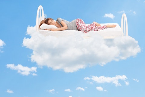 sleep, mattress, woman, bed, bedding, cloud, comfortable, dream, soft, nightwear, girl, pillow, young, 20s, gorgeous, imagining, expression, clothes, adult, napping,6 Highest Rated Mattresses for Back Pain