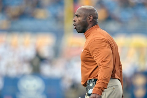 amatuer, american, argue, athletic, coach, college, embattled, event, football, head, leader, longhorns, ncaa, saturday, sports, talk, texas, university, upset, yell,11 Highest-paid College Football Coaches