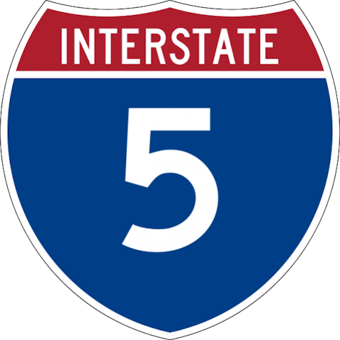 601px-I-5.svg 11 Busiest Highways in America