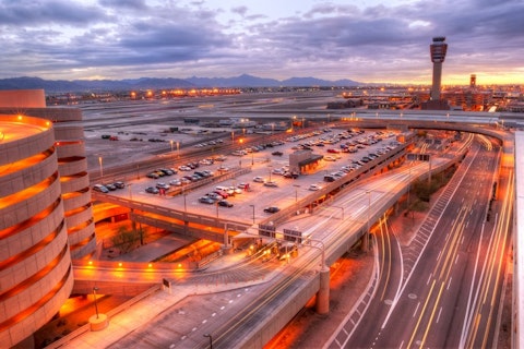 airport, phoenix, arizona, traffic, air, control, view, aerial, sky, dawn, harbor, tower, usa, travel, built, night, skyline, southwest, sonoran, runway, building, architecture, city, 10 Cities With The Highest Net Migration in America