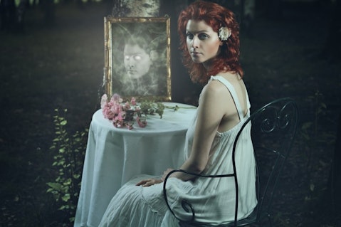 ghost, mirror, halloween, astral, soul, redhead, white, expression, trap, red, slave, lost, spirit, dark, magical, fantasy, victorian, wood, girl, forest, reflection, surreal, woman, 11 Most Famous Ghosts in the World