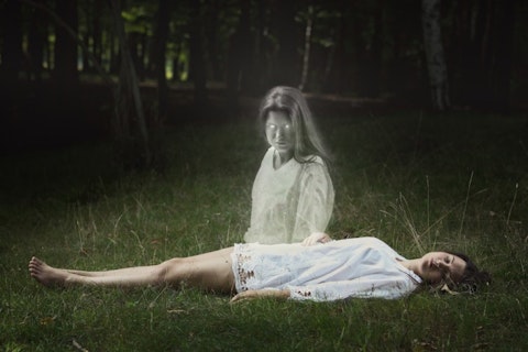 ghost, astral, halloween, creepy, soul, green, white, projection, magic, spirit, sleeping, dark, young, girl, forest, surreal, woman, free, dead, horror, trip, beautiful, dreaming,
