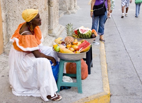 afroamerican, america, basket, black, cartagena, colombia, colombian, colorful, costume, culture, custom, dress, ethnic, ethnicity, female, food, friendly, fruit, market, 11 Countries with Highest Black Population outside Africa