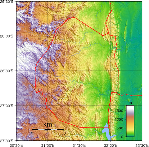 606px-Swaziland_Topography 6 Easiest Countries to Draw