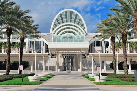 orlando, florida, outdoor, tree, architecture, conference, international drive, convention center, tropical, urban, landmark, orange county convention center, building, occc, 10 Biggest Conference Centers in the US