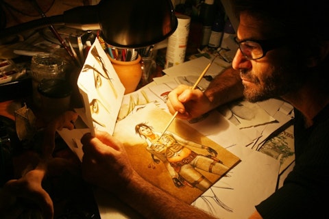 cartoonist, popular, turkey, erg�ün, talent, turkish, comic, character, graphic, people, g�ünd�üz, celebrity, portrait, exhibition, famous, gunduz, person,11 Most Affordable Art Schools in America