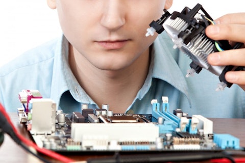 ibm, pc, testing, closeup, isolated, human, technician, mainboard, technical, white, tool, hardware, power, business, engineering, repairman, processor, install, occupation,