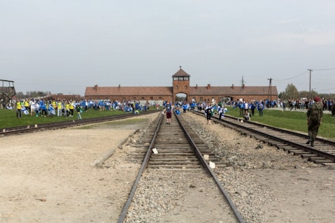anniversary, auschwitz, birkenau, camp, community, concentration, fence, flag, freedom, germany, haszoah, hebrew, history, holocaust, holocaust remembrance day, israel, jew, jom, jom ha szoach, living, magen, march, march of the liviing, memorial, memorialize, memory, mogen, museum, nazi, nostalgia, oswiecim, people, poland, polish, railroad, shield, star, tolerance, war