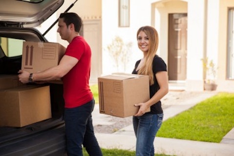 adult, attractive, beautiful, boxes, boyfriend, brunette, car, cardboard, carrying, casual, copy space, copyspace, couple, cute, dyed, eye contact, girlfriend, handsome, happy, hispanic, home, house, husband, latin, lifestyle, loading, man, married, mortgage, moving, new, newlyweds, outdoor, partner, pretty, property, real estate, relationship, relocation, smile, suburbs, together, trunk, two, unloading, wife, woman, young adult