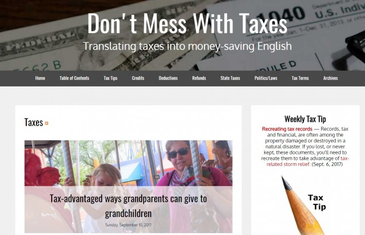 dont mess with taxes