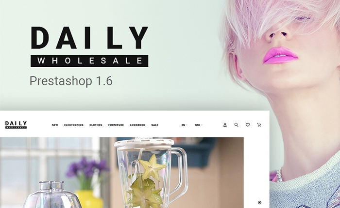 Impressive Daily Wholesale PrestaShop Theme for Online Shop