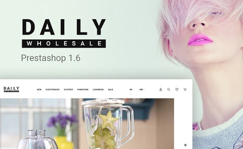 Impressive Daily Wholesale PrestaShop Theme for Online Shop