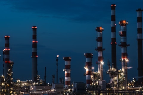 Refinery, Twilight, Industry