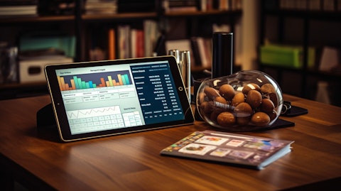 A digital tablet presenting various payment options alongside an educational lecture on the benefits of diverse capabilities.