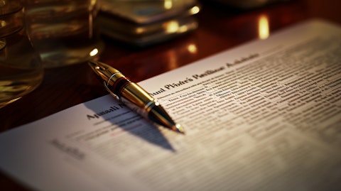 A detailed view of an insurance policy, demonstrating the company's insurance services.