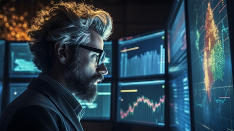 A closeup of a software engineer architecting a cutting-edge Global Pricing Management application.