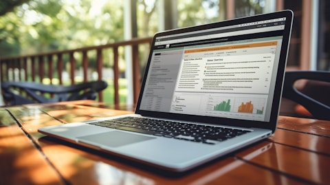 A close-up of a laptop displaying loan documents, representing the company's residential mortgage guaranty insurance and mortgage loans.