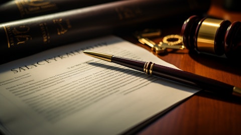 A close-up of a property & casualty insurance document with legal text.