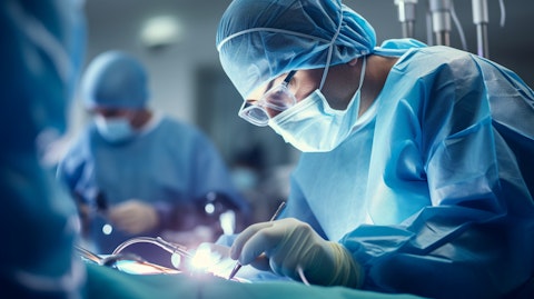 An orthopedic surgeon performing a surgery while using ankle plating systems.