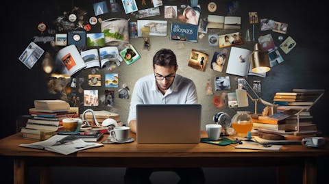 A person browsing the world's largest e-commerce marketplaces for the perfect product.