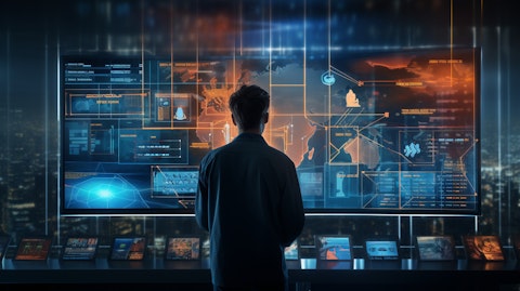 A software developer creating a stunning user interface for a digital infrastructure platform.