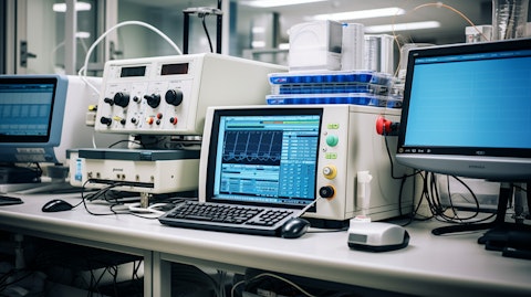 A research laboratory showing advanced diagnostic equipment used to protect public health.