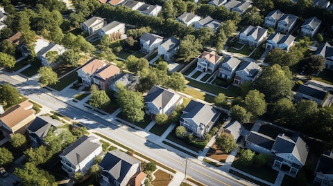 An aerial view of multifamily properties in the southeastern United States.