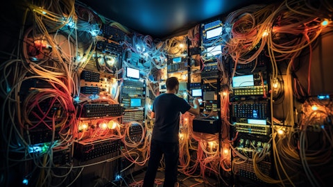 A software engineer debugging a complex communications infrastructure.