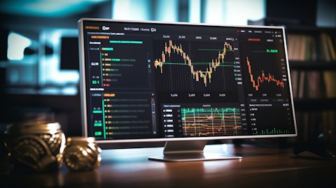 A close up of a computer screen showing a customer's cryptocurrency account and transaction information.