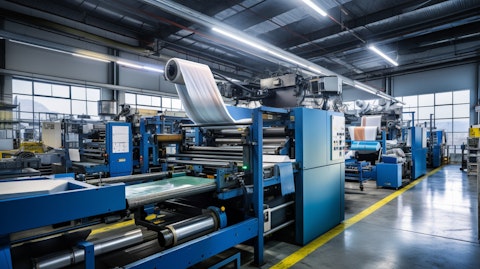 A printing and distribution center filled with the latest printing technologies and machines.