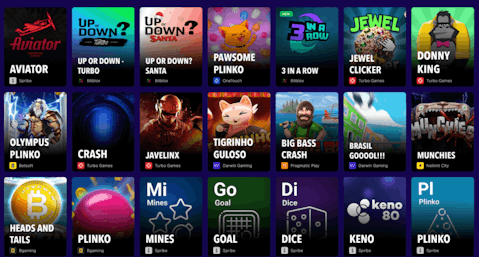 Instant win games on Empire.io