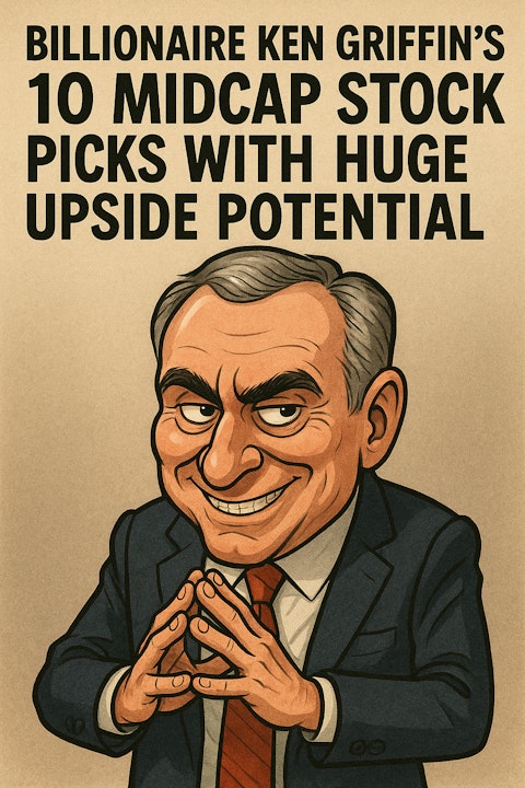 Billionaire Ken Griffin's 10 Midcap Stock Picks with Huge Upside Potential