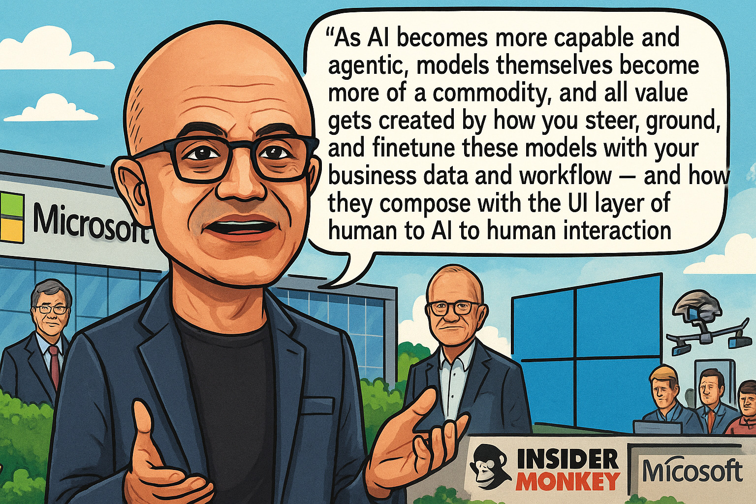 Satya Nadella Microsoft MSFT Stock