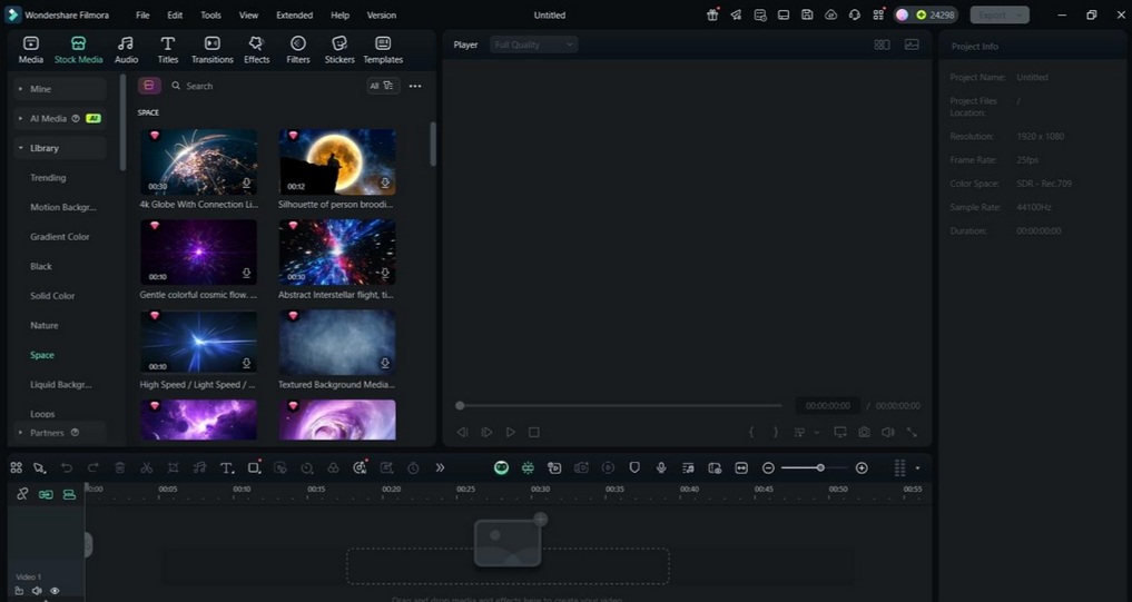 explore extensive stock media library