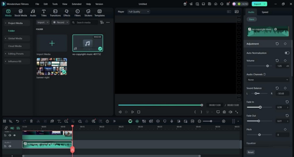 trim remove background noise audio